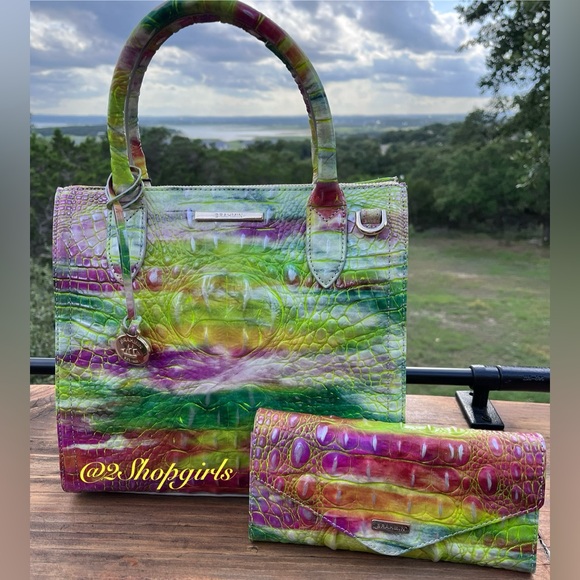 NWT Brahmin SET Small CAROLINE and NWT VERONICA Wallet in DELIGHT Melbourne - Picture 15 of 17